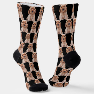 Erstelle deine eigene lustige Custom Foto-Crew Socken
