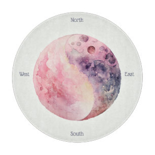 Erstelle deine eigene Mondliebesmagie Rosa Mond Schneidebrett