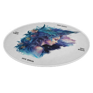 Erstelle deine eigene mythische Amphitrite-Nymphe Schneidebrett