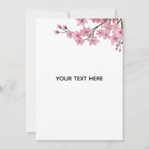 Erstelle deine eigene rosa Kirschblüte