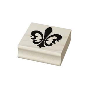 Erstelle deine eigene Schmetterlings-Fleur-de-Lis Gummistempel