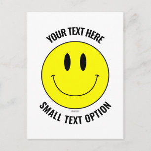 Erstelle Deine eigene Smilie-Grußkarte Postkarte