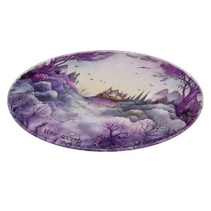 Erstelle Deine eigene violette Zauberschloss-Lands Schneidebrett
