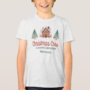 Erstelle deine eigene Weihnachts-Crew Familie Matc Tri-Blend Shirt