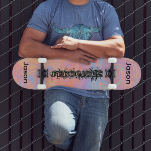 Erstelle Deine Eigene Wütende Regenbogenwelle Skateboard