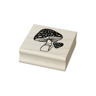 Erstelle deine eigenen agarischen Pilze Fliegenpil Gummistempel