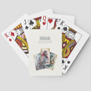 Erstelle deine eigenen drei Tarotkarten Spielkarten