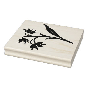 Erstelle deine eigenen drei Wildblumen Floralien Gummistempel