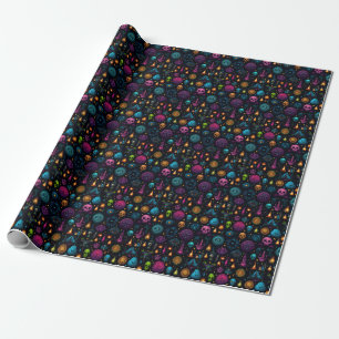 Erstelle deine eigenen farbenfrohen Symbole & Tote Geschenkpapier