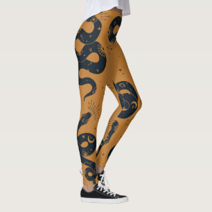 Erstelle deine eigenen heiligen schwarzen Schlange Leggings
