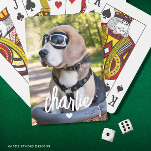 Erstelle Deine eigenen Hundename Foto Spielkarten