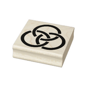 Erstelle deine eigenen keltischen Knoten Triquetra Gummistempel
