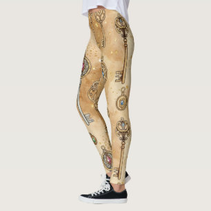 Erstelle Deine eigenen magischen Schlüssel Golden Leggings