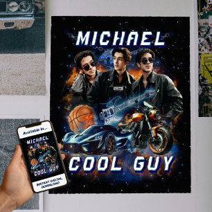 Erstelle deine eigenen Retro-Bootleg-Fotos 90er un Poster