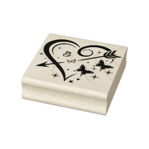 Erstelle deine eigenen Schmetterlinge Sterne Pfeil Gummistempel