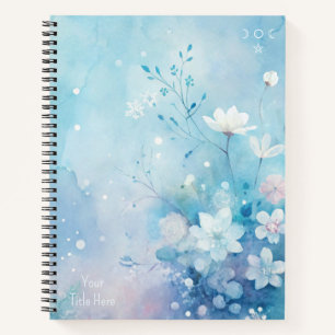 Erstelle deine eigenen shabby-chicen rosa weißen W Notizbuch