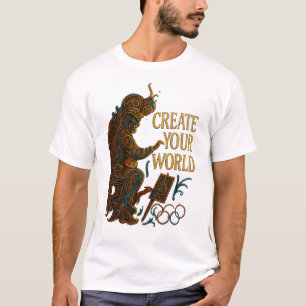 Erstelle Deine Welt – Ornamentaler Künstlerentwurf T-Shirt