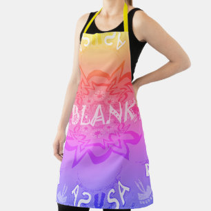 Erstelle Deinen eigenen Blank-All-Over-Print Schürze