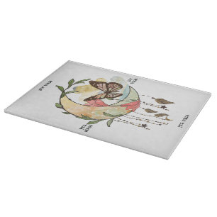 Erstelle deinen eigenen Boho-Schmetterling-Mond-Tr Schneidebrett