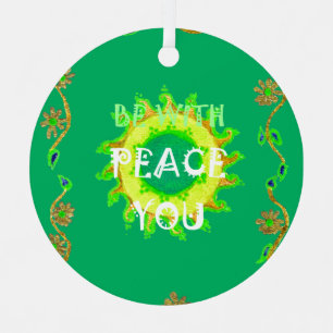 Erstelle Deinen Eigenen Einen Schönen Tag Frieden Weihnachtsschmuck