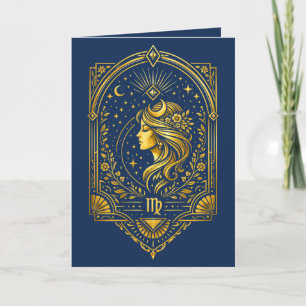Erstelle Deinen eigenen eleganten Gold Art Deco Ju Feiertagskarte