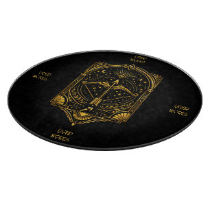 Erstelle Deinen eigenen eleganten Gold Art Deco Sc Schneidebrett