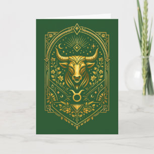Erstelle Deinen eigenen eleganten Gold Art Deco St Feiertagskarte