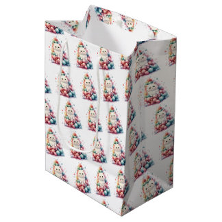 Erstelle Deinen eigenen farbenfrohen Weihnachtsbau Mittlere Geschenktüte