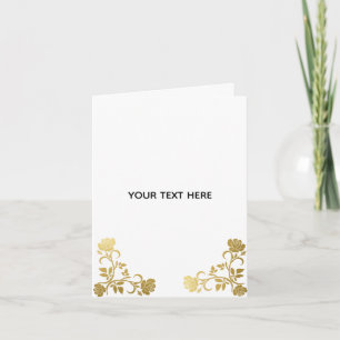 Erstelle deinen eigenen goldenen Eleganten Karte