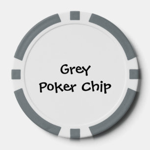 Erstelle deinen eigenen, Grau Pokerchips