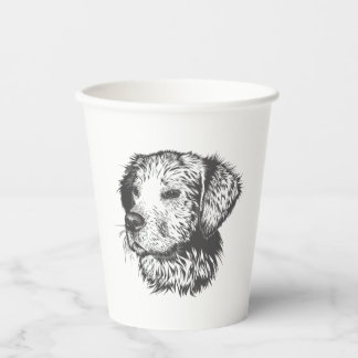 Erstelle deinen eigenen Hund individuell Pappbecher