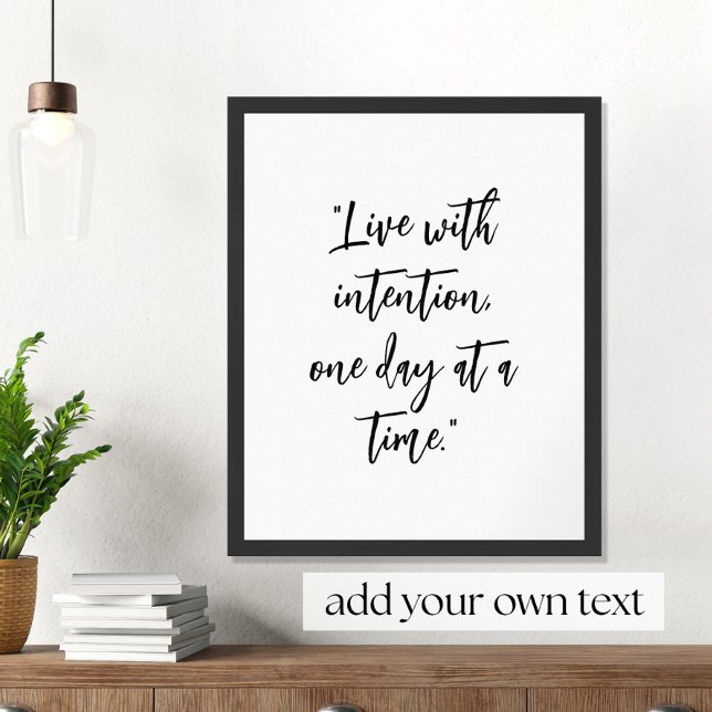 Erstelle Deinen eigenen inspirierenden Spruch Poster (Von Creator hochgeladen)