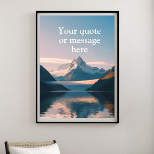 Erstelle Deinen Eigenen Motivationsspruch – Friedl Poster