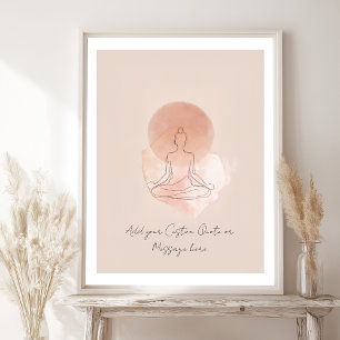 Erstelle Deinen Eigenen Motivationsspruch - Medita Poster