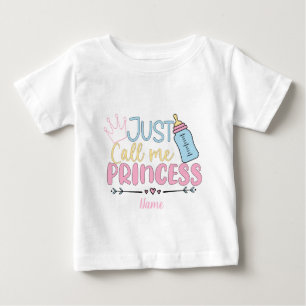 Erstelle Deinen Eigenen Nenne Mich Einfach Prinzes Baby T-shirt