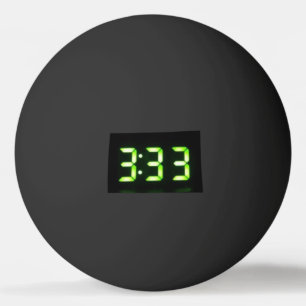 Erstelle deinen eigenen schwarzen 333 tischtennisball