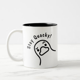 Erstelle deinen eigenen Spruch für eine lustige Ta Zweifarbige Tasse