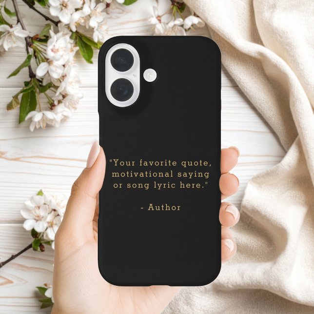 Erstelle Deinen Eigenen Spruch iPhone 16 Hülle (Von Creator hochgeladen)