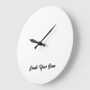 Erstelle deinen eigenen Text und Entwurf :-) Große Wanduhr