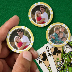 Erstelle ein individuelles Foto-Heim-Turnier-Spiel Pokerchips