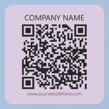 Erstelle einen QR-Code | Blasslila Violett