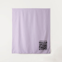 Erstelle einen QR-Code | Blasslila Violett Wandteppich