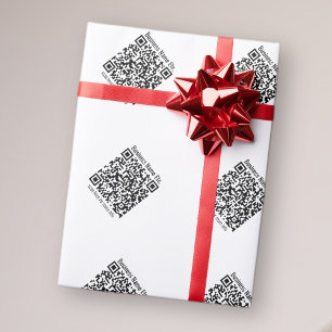 Erstelle gekachelten QR-Code Geschenkpapier