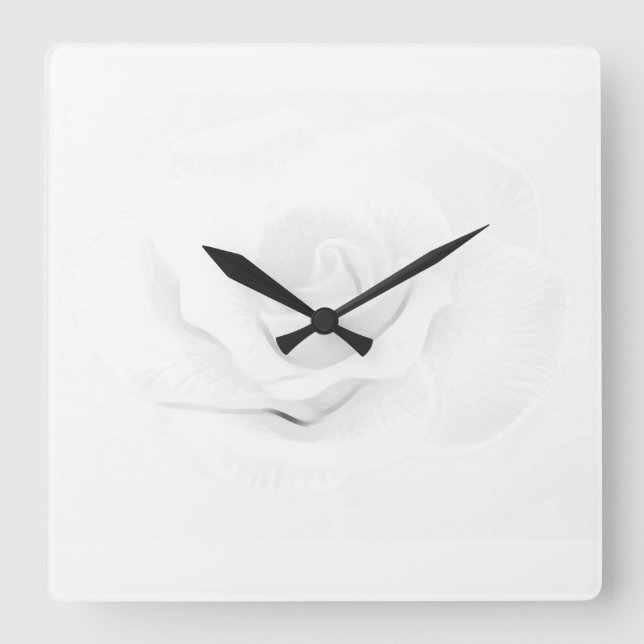 Erstelle selbst- quadratische wanduhr (Vorderseite)