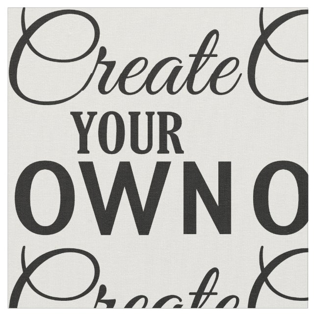 Erstelle selbst stoff (Nahaufnahme)