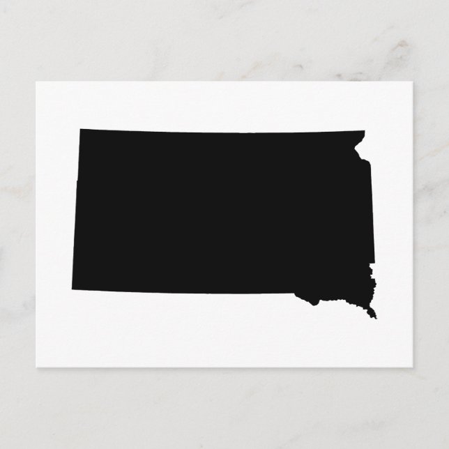 Erstellen einer Ankündigung, nach Süden Dakota zu  Postkarte (Vorderseite)