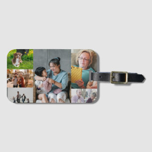 Erstellen einer benutzerdefinierten 6-FotoCollage Gepäckanhänger