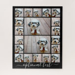 Erstellen einer benutzerdefinierten FotoCollage mi<br><div class="desc">Nutzen Sie bis zu 18 quadratische und 2 Landschafts-/Horizontale Fotos, um ein einzigartiges und persönliches Geschenk zu kreieren. Um die besten Ergebnisse zu erzielen, schneiden Sie Ihre Fotos vor dem Hochladen in Quadrate. Dieses trendige Layout mit einem Platz für zusätzlichen Text oder ein Monogramm umfasst saubere Linien und ein modernes...</div>