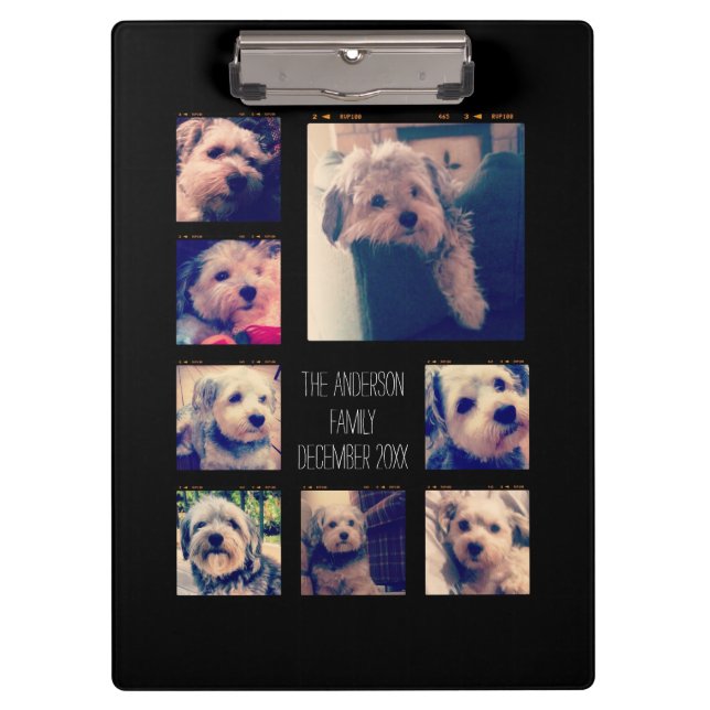 Erstellen einer benutzerdefinierten FotoCollage mi Klemmbrett (Vorderseite)