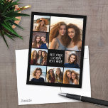 Erstellen einer benutzerdefinierten FotoCollage mi Postkarte<br><div class="desc">Benutzen Sie Ihr Lieblings-Foto oder Ihre Bilder,  um Spaß zu haben und mit Freunden zu teilen. Ein minimalistisches Design mit nur Snapshots und einem Textblock.</div>